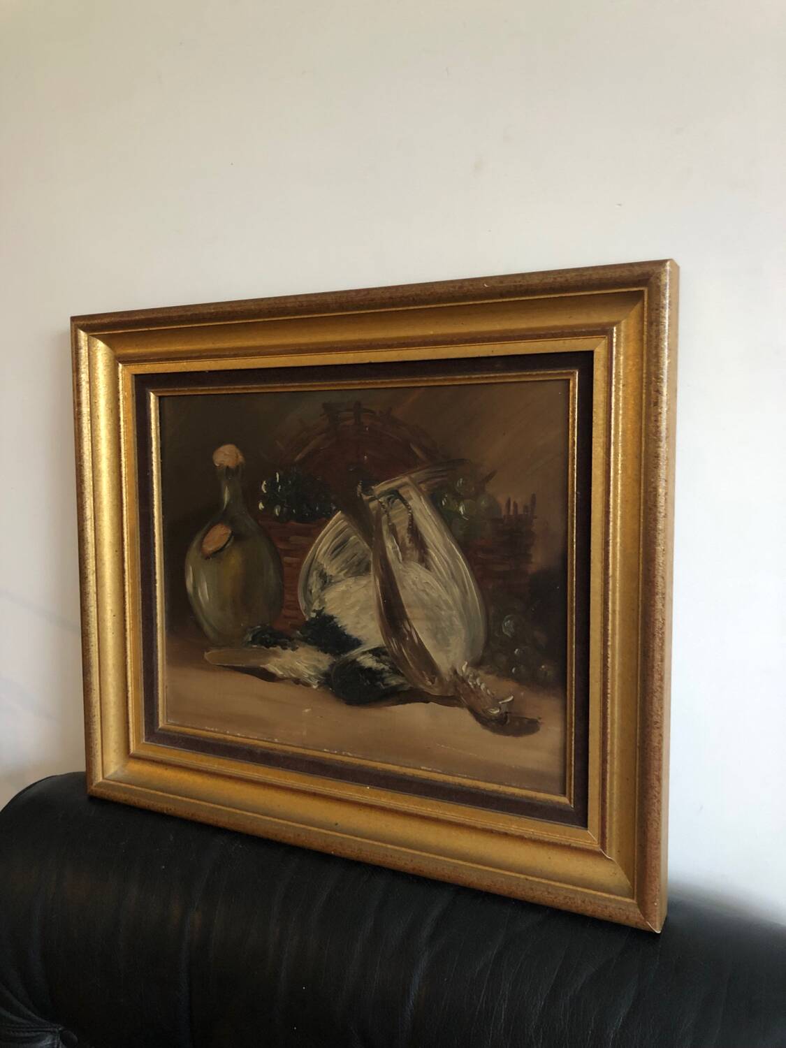 Still life painting with pheasant