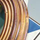 Vintage vintage wicker mirror - 28cm