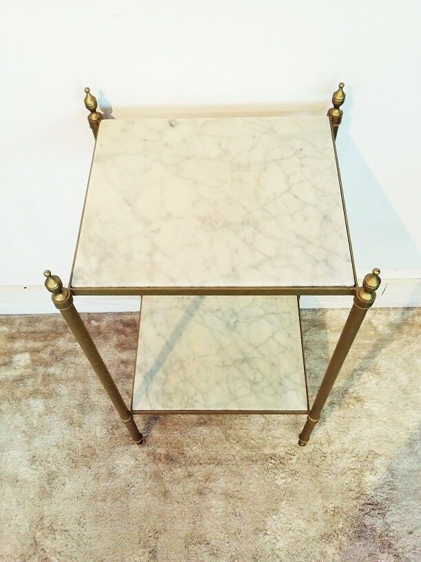 Marble and brass harness