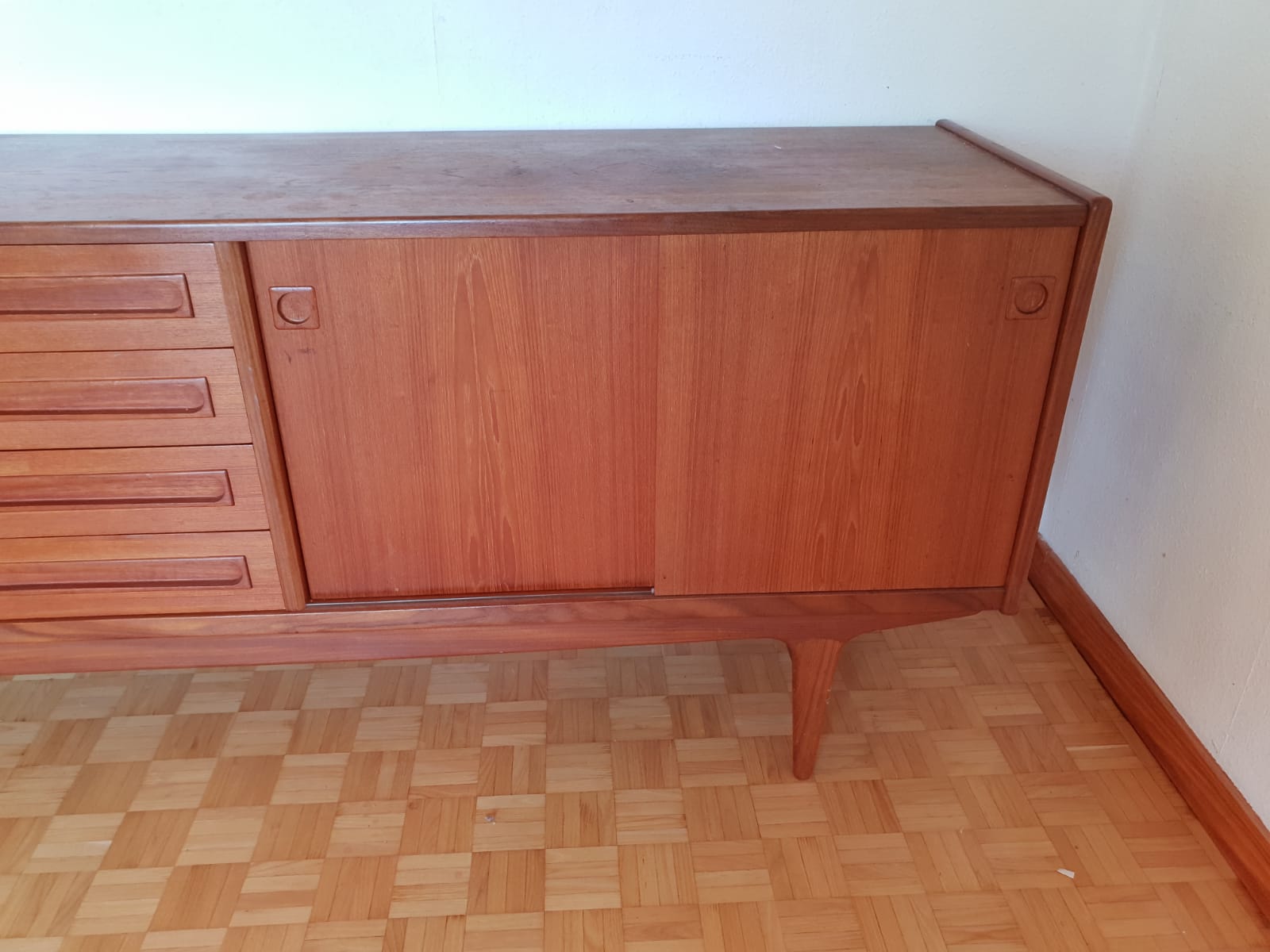 Enfilade scandinave en teck