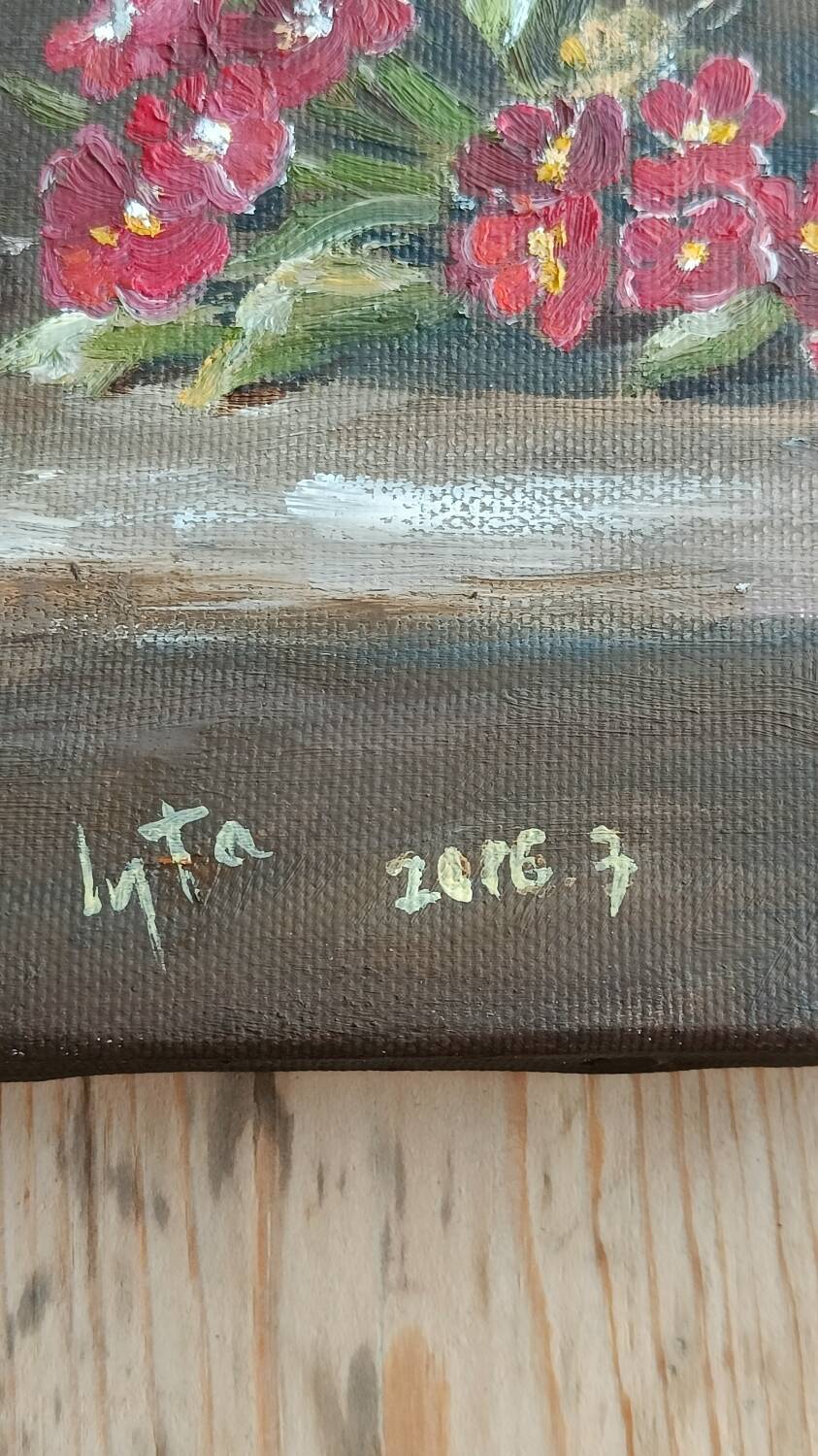 Canvas reproduction of Flowers