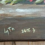 Flower reproduction canvas