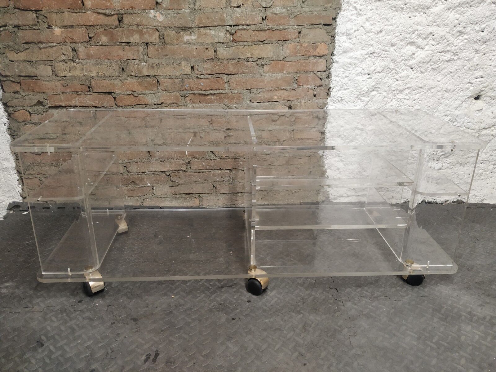 Furniture hifi/tv plexiglas 70s