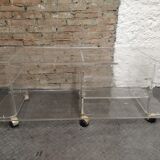 Furniture hifi/tv plexiglas 70s