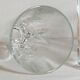 Six Art-Deco long drink glasses in crystal with cut sides