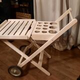Garden trolley on wheels