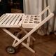 Garden trolley on wheels