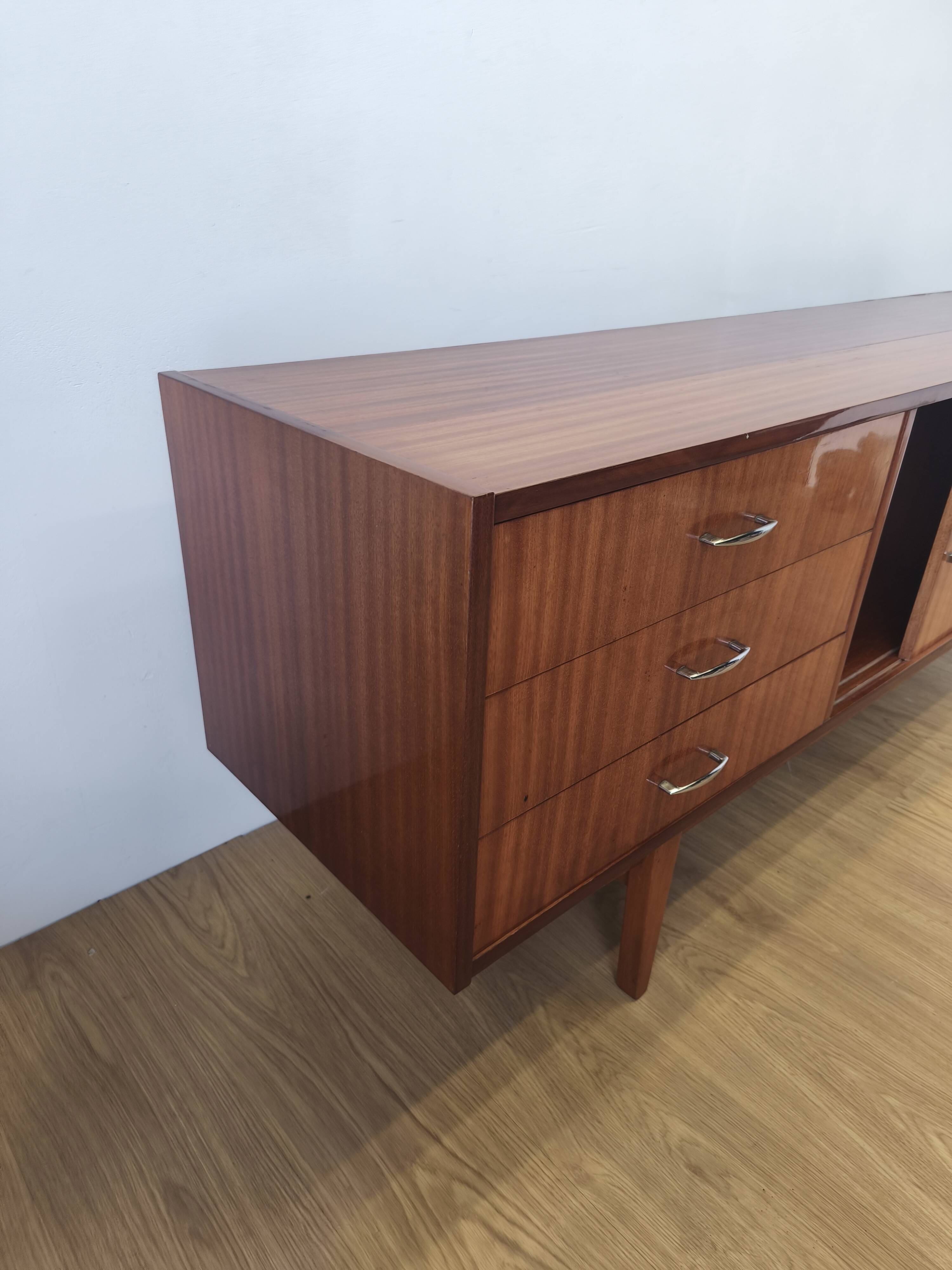 Modernist long sideboard from the 1970s.