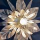 Vintage wall lamp golden leaves