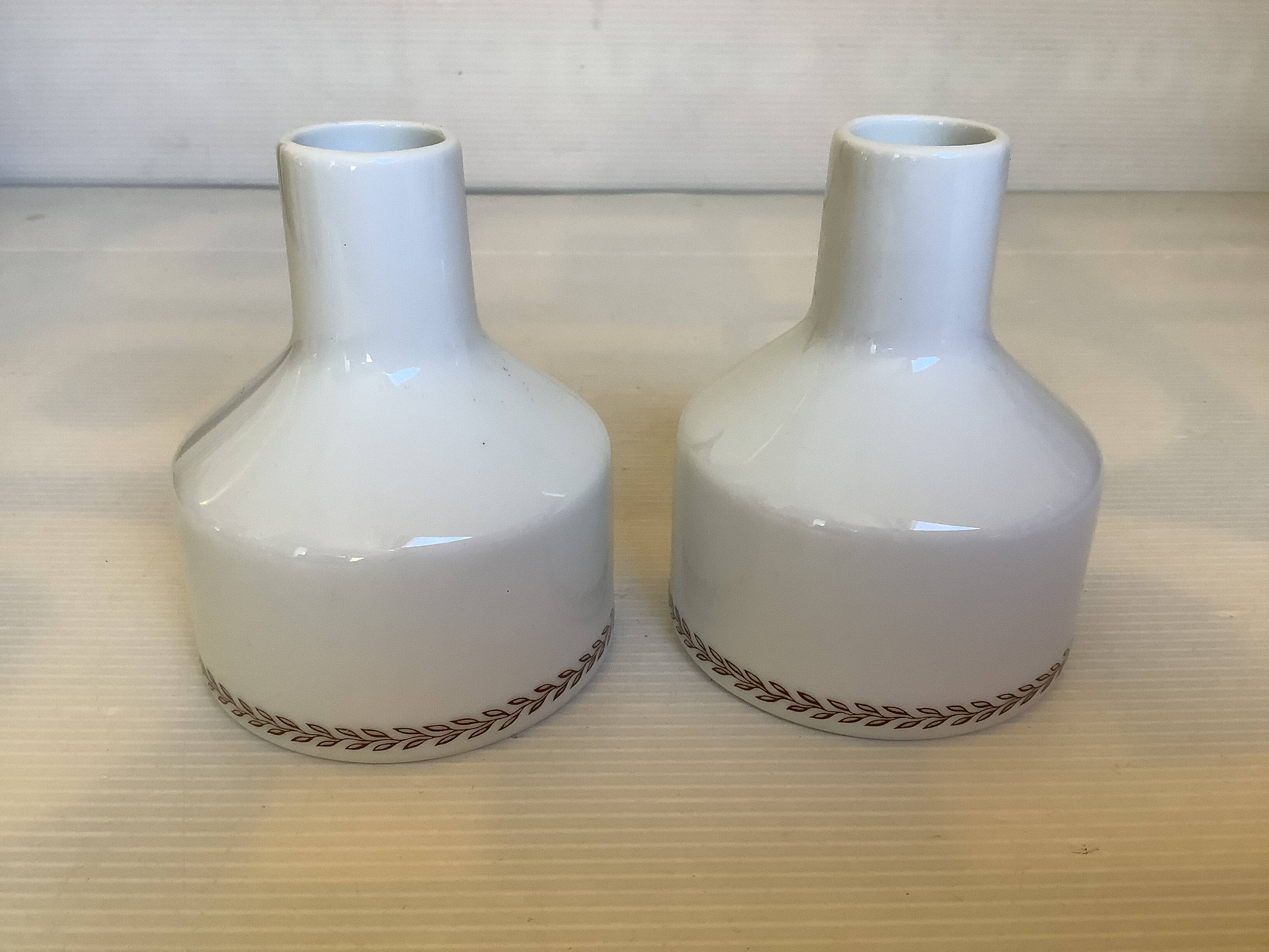 Paire vases bougeoirs Bavaria Germany