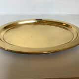 Oval brass tray
