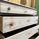 Patinated chest of drawers