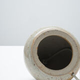 Sandstone lamp by Roland Zobel Atelier Les Cyclades Anduze