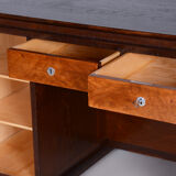 Bureau en frêne de chêne ArtDéco, Tchéquie, années 1930