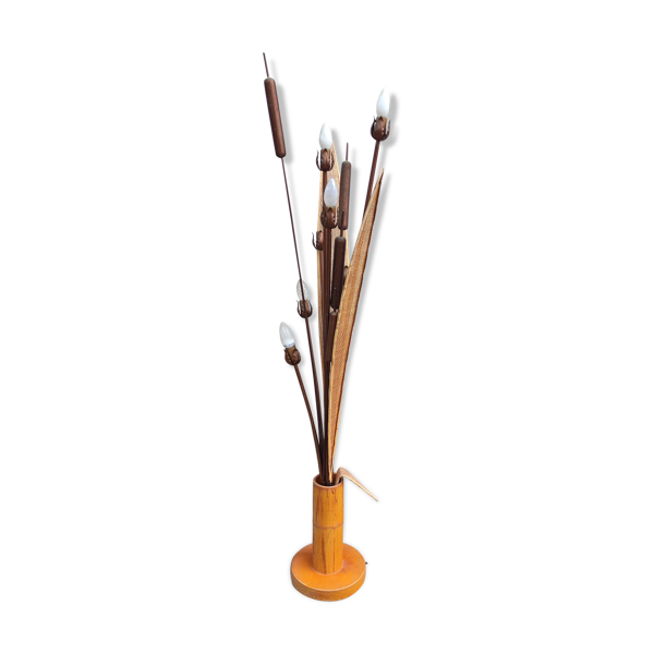 Lampadaire vintage modèle roseaux