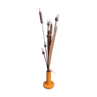 Vintage floor lamp model reeds