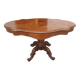Mahogany violin pedestal table, 19th century