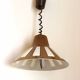Bakelite pendant light up and down 70s Diameter 40 cm