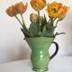 Dieulefit Vallauris 50s glazed earthenware vase