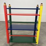 Pierre Sala style pencil shelf for children