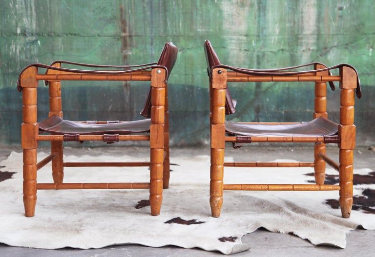 Mid-century chair pair