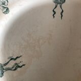 Flat plates in opaque porcelain from Gien "Venice"