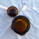 Vintage glass jar / spice jar