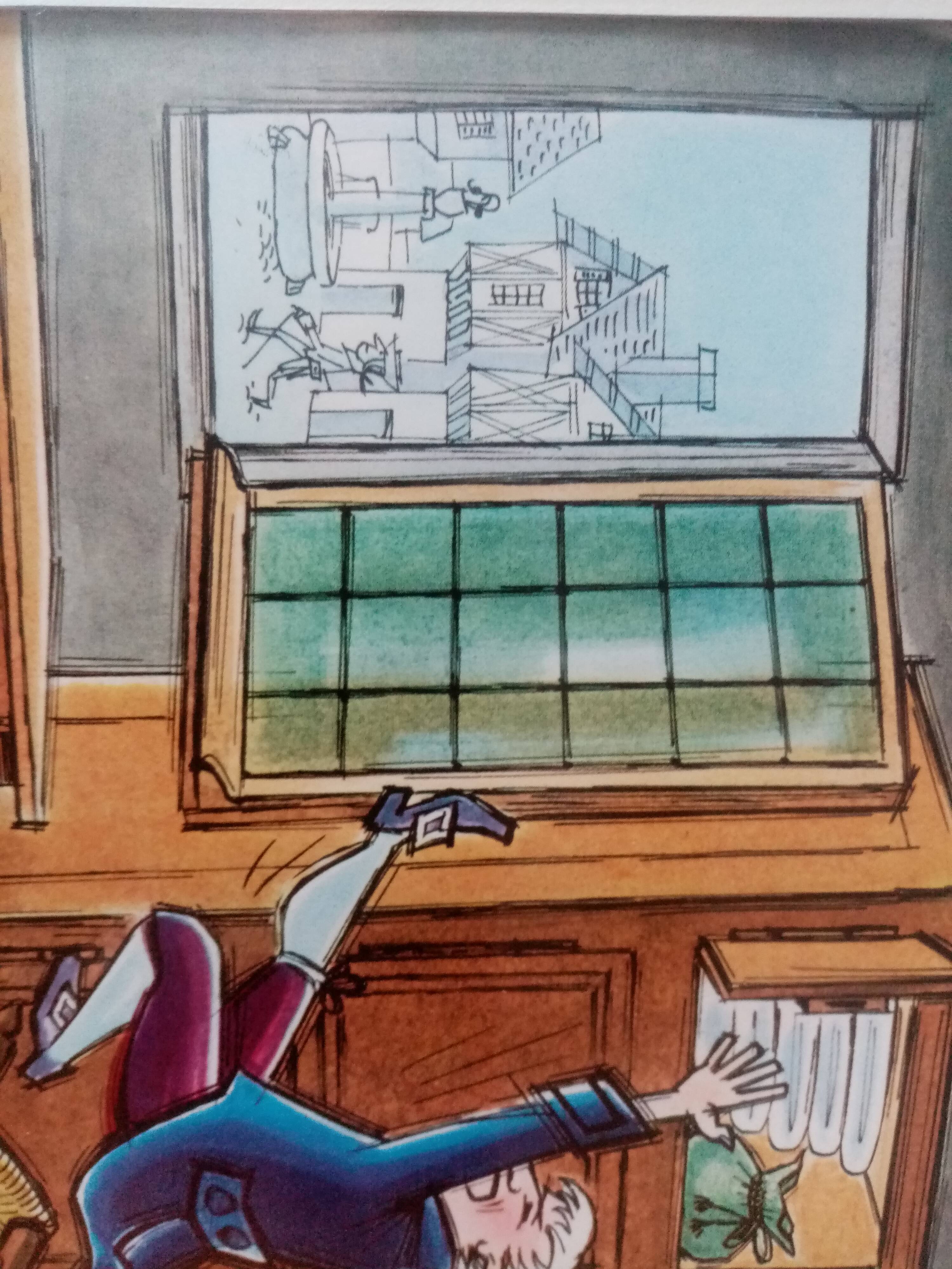 Superb and rare engraving by Rene Chag signed, theme=la poste