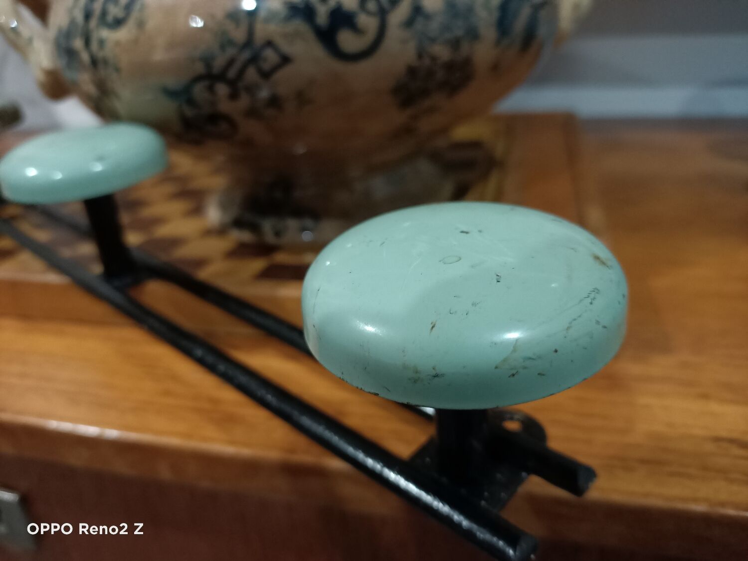 Vintage wall coat rack