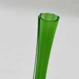 Vintage Murano green elephant base glass soliflore