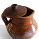 Olla de cuisson en terre cuite rustique, fabriquée à la main, espagnole, 19e siècle