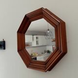 Vintage octagonal mirror 30*30cm