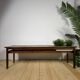 Mid-Century rosewood bench with plant stand – Scandinavian design