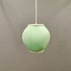 Lampe suspendue plissée danoise, Pearl Shade, produite par Hoyrup Light et conçue par Lars E Schiøler