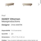 Sofa and ottoman Dandy Massproductions