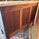 Renovated antique oak chest of drawers – 3 drawers – Marble top