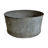 Basin in vintage zinc