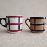 Two cups model Béarn Creil Montereau