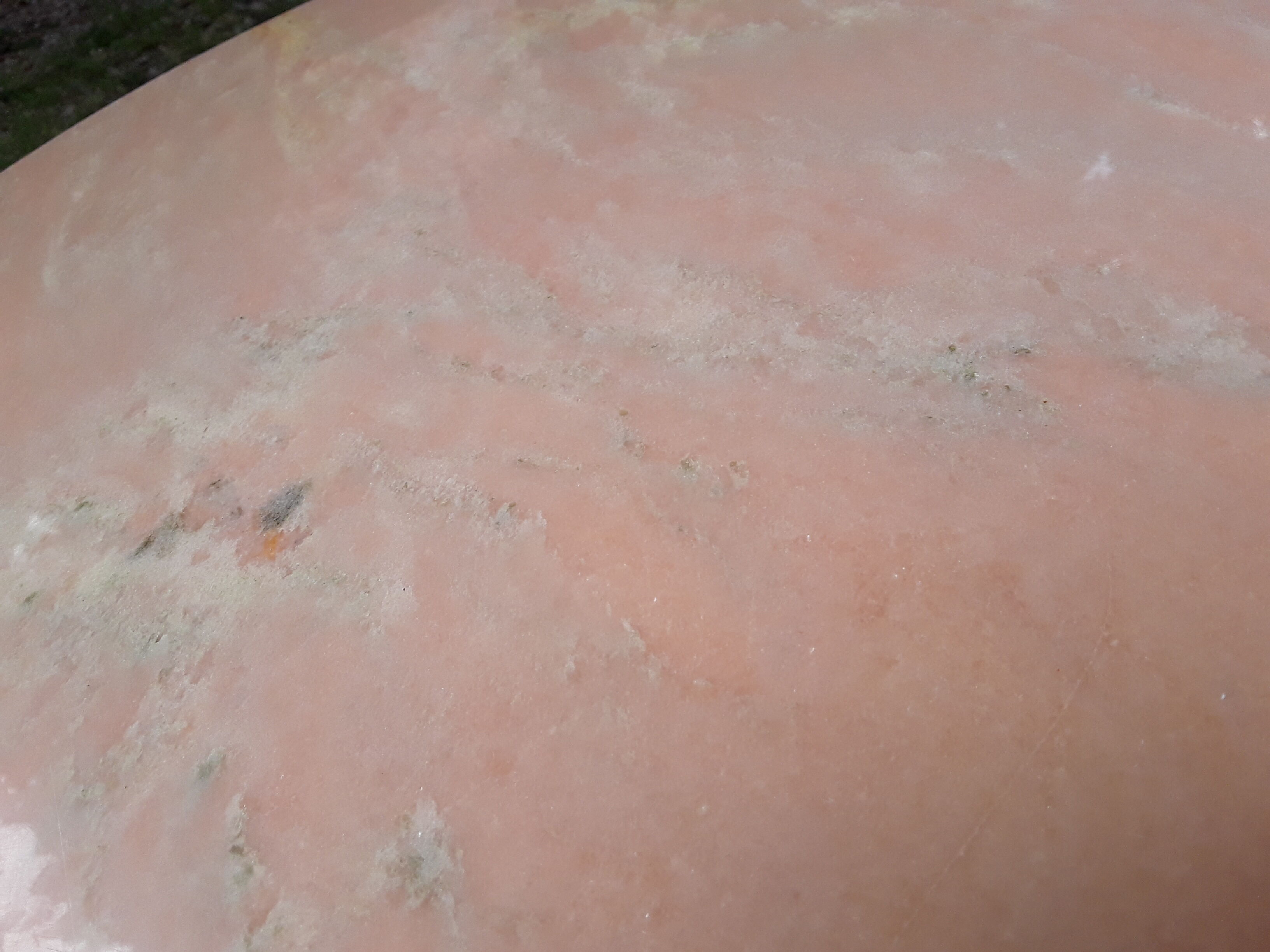 Coffee table marble and bronze Louis XV style