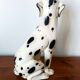 Vintage ceramic Dalmatian dog, Italy 1970.