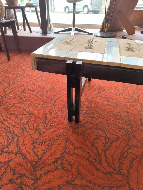 Table basse en céramique de Roger Capron