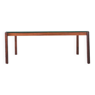 Table basse en palissandre minimaliste danoise, années 1960