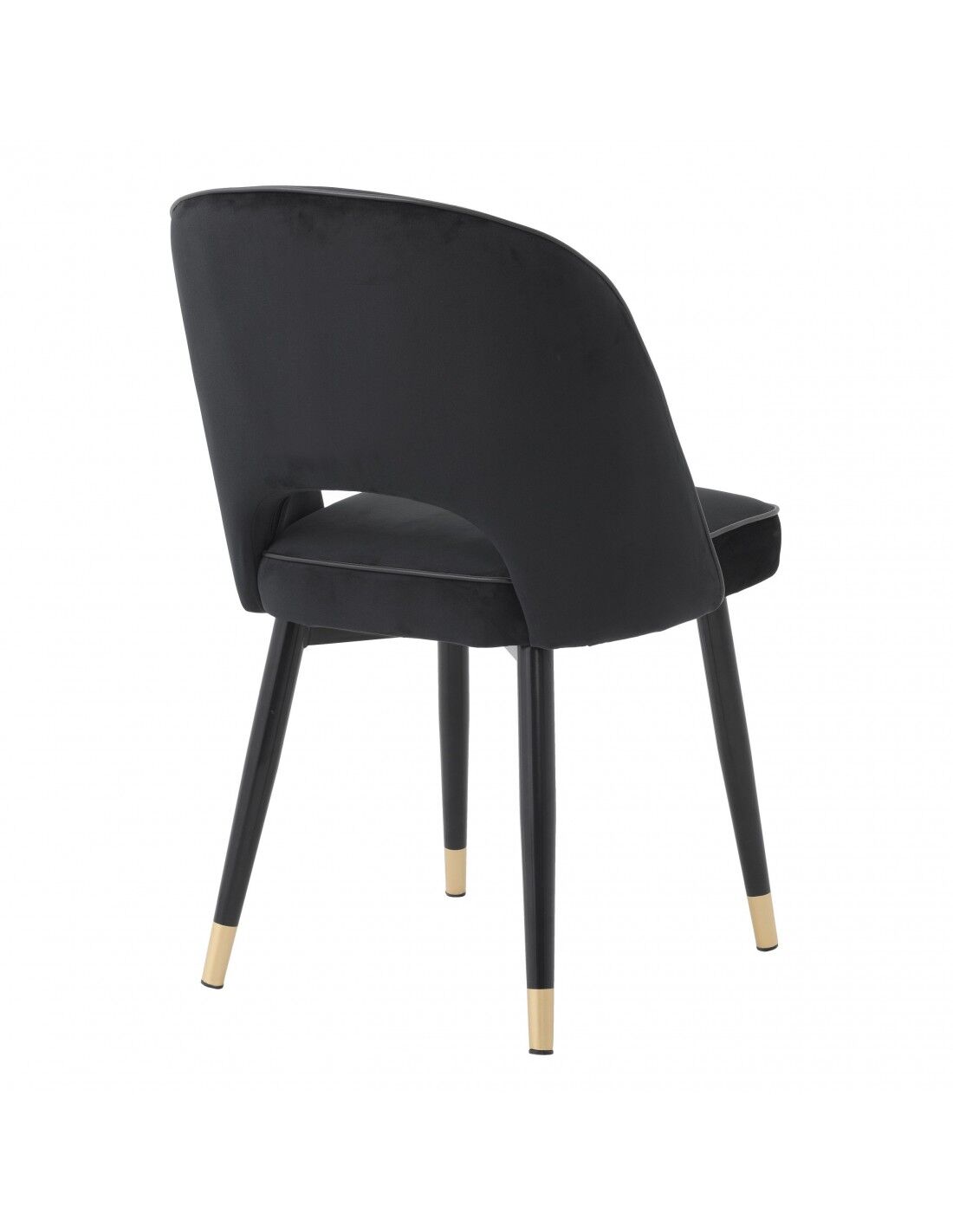Paire de fauteuils sienne noir