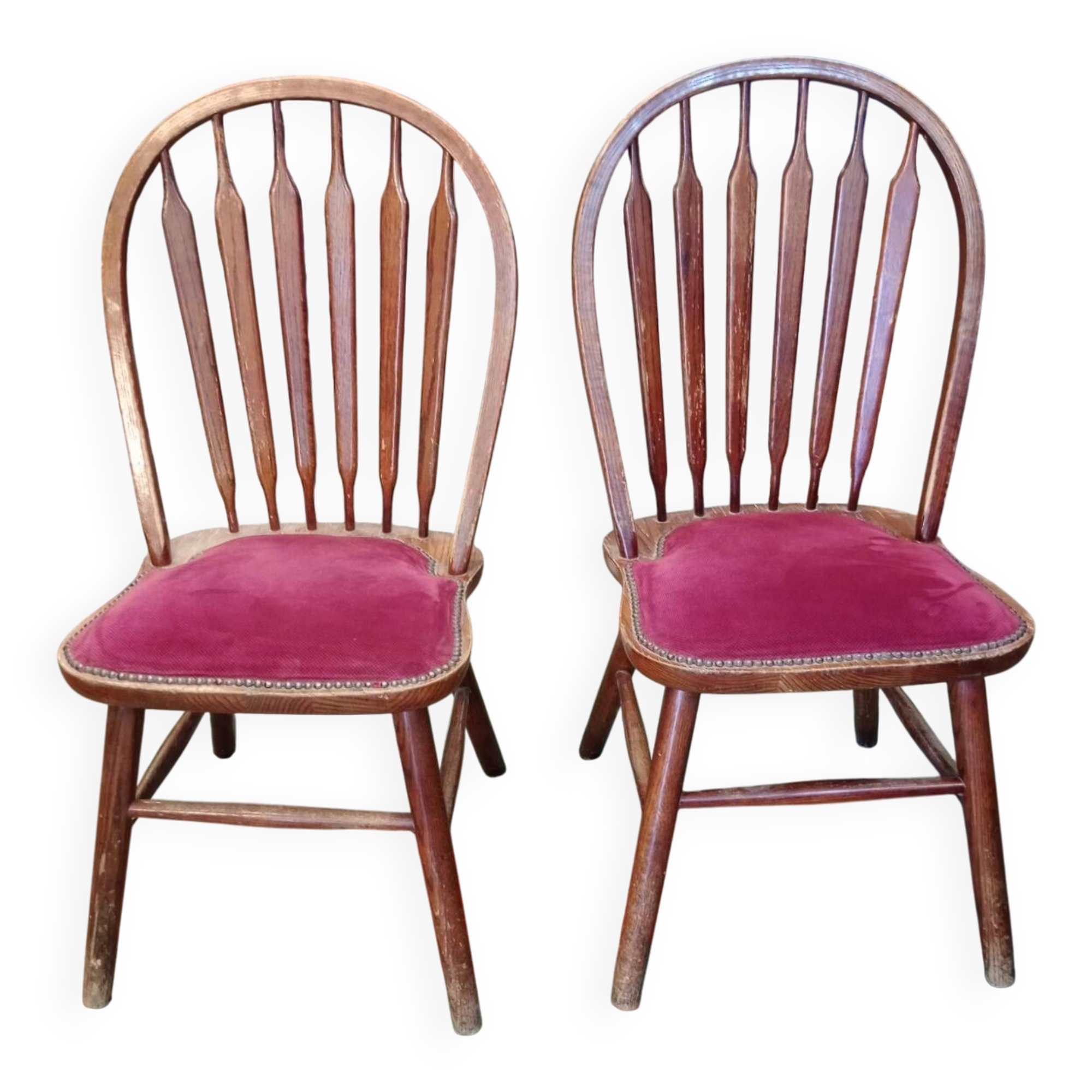 Pair of American Quaker Ercol chairs
