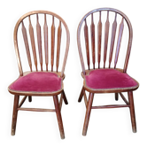 Paire de chaises ercol quaker américaine