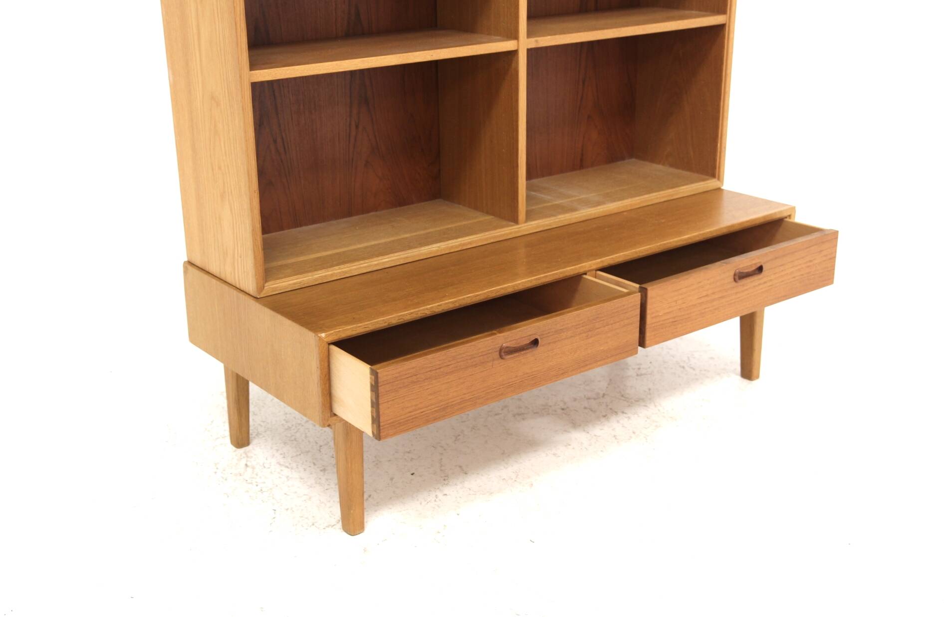 Scandinavian oak bookcase, Sweden, 1960