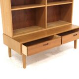 Scandinavian oak bookcase, Sweden, 1960