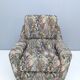 Pair of High-Quality Patterned Fabric Armchairs, Italy