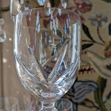 Crystal footed glasses
