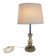 Chrome and Glass Lamp 1950s - Jacques Adnet Style